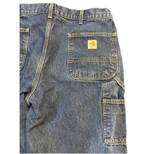 Carhartt Jeans Mens Sz 38x34 Flame Resistant Blue Work Denim Cat 2 NFPA 2112